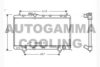 AUTOGAMMA 104743 Radiator, engine cooling